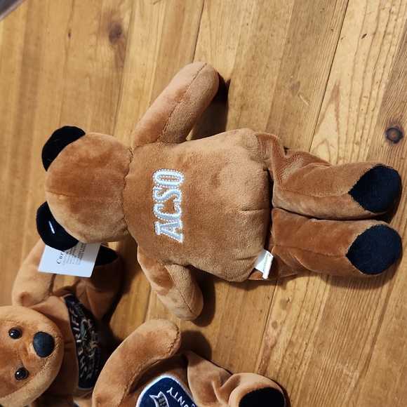 Adam's County Sheriff Explorer Post 45 9" Bear 2 NWT/1 New Tag Missing - Picture 4 of 4